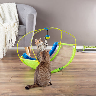 Interactive Cat Swing and Activity Station by PETMAKER