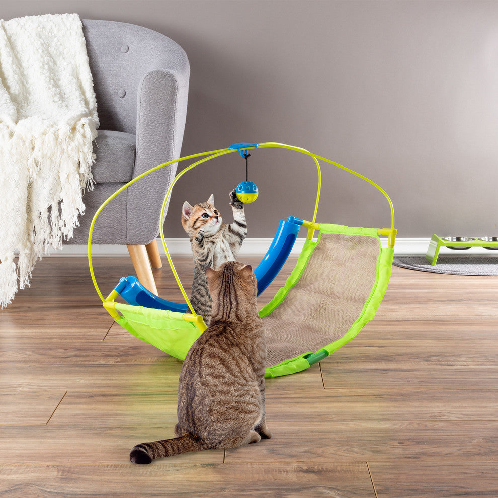Interactive Cat Swing and Activity Station by PETMAKER
