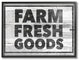 Farm Fresh Goods Distressed Wood, 11"x14", Framed Giclee Texturized Art