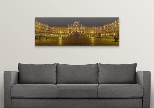 "Plaza Mayor Castile & Leon Salamanca Spain" Canvas Art, 60"x20"x1.25"