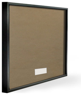 Painted Neutral Morning Sky Abstract Oversized Framed Giclee Art, 16"x20"