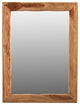 Damian Live Edge Wood Accent Mirror, Brown