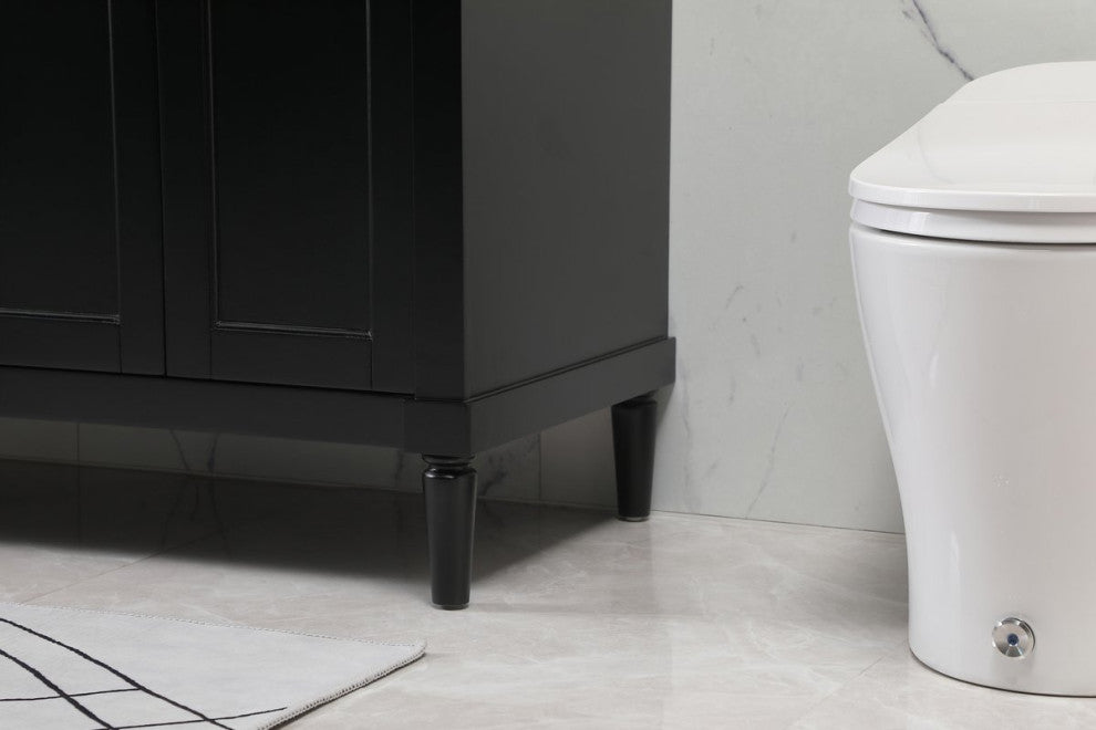 Home Living 21" Transitional Black-Light Bathroom Vanity