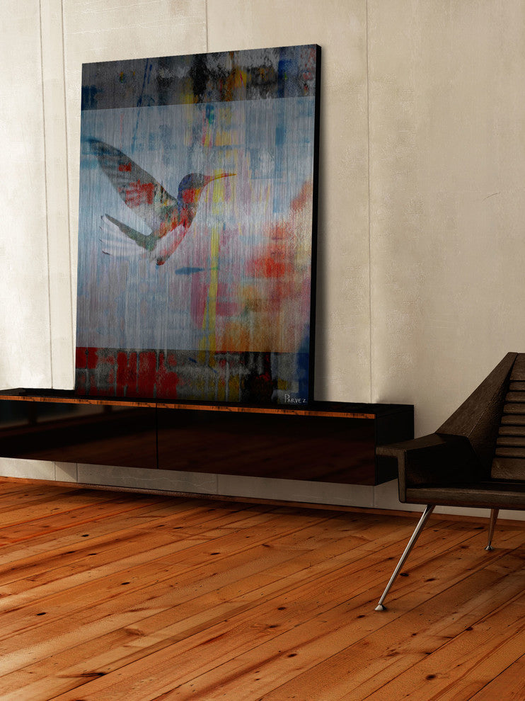 "Access Subconscious" UV Ink Print on Brushed  Aluminum, 24"x36"