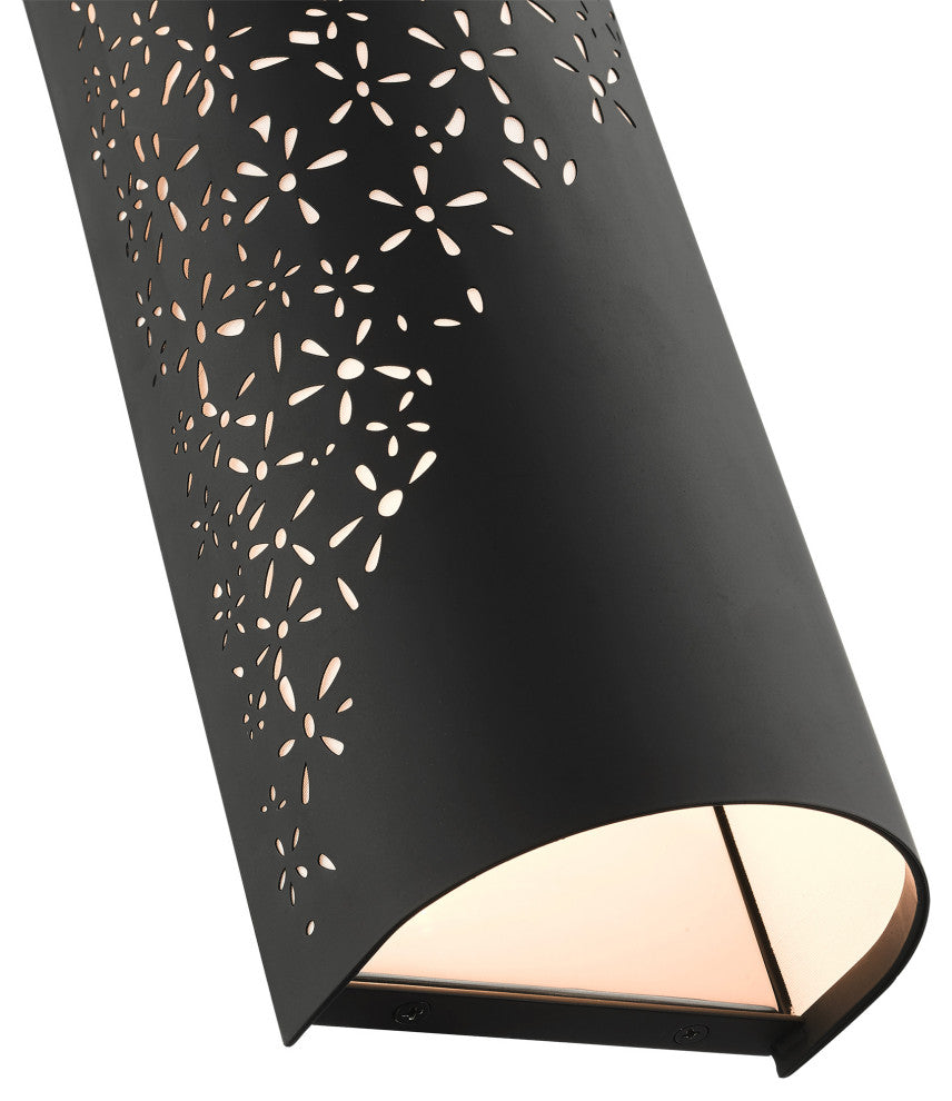 Black Stylish, Transitional, Intricate, Urban Sconce