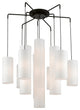 Strathmore 15 Light Black Foyer Chandelier