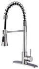 Givingtree Kitchen Sink Faucet with Deck Plate Brushed Nickel