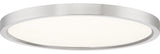 Outskirts LED Flush Mount, Brushed Nickel