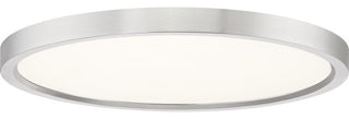 Outskirts LED Flush Mount, Brushed Nickel