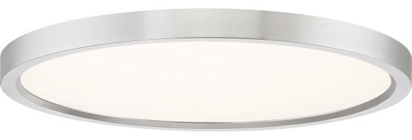 Outskirts LED Flush Mount, Brushed Nickel