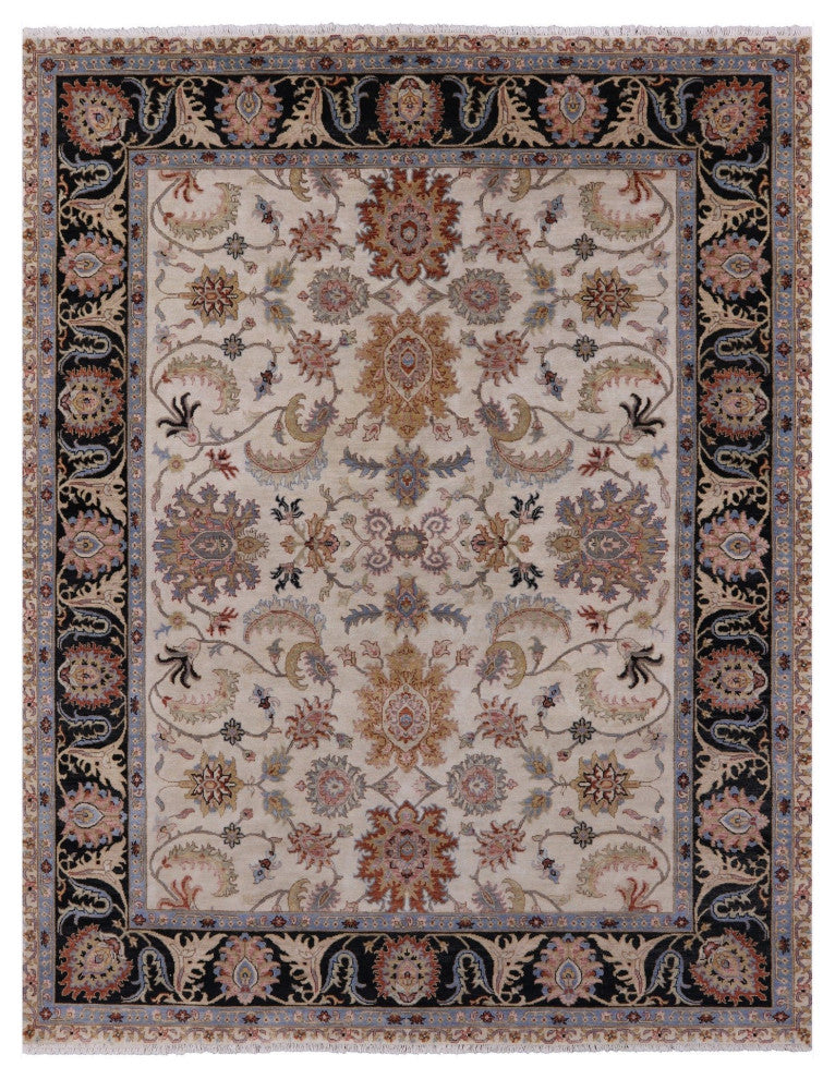 7' 11" X 9' 10" Persian Tabriz Hand Knotted Wool Rug Q9019