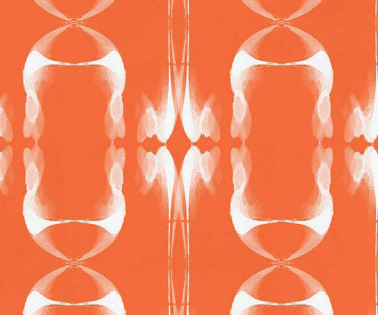 30"x60" Summer Picnic, Geometric Print Beach Towel, Orange