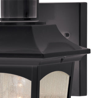 Smith 1-Light Modern Indoor/Outdoor Wall Sconce, Textured Black, 8.5"wx8"hx9.25"d