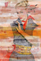 "Red Scarf" Print on Canvas, 40"x60"