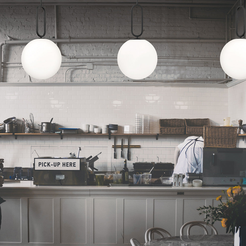 Prospect Pendant 1 Light Large Black