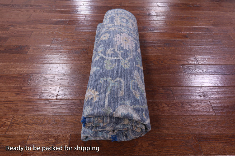 8' 1" X 9' 6" Turkish Oushak Handmade Wool Rug - Q13296