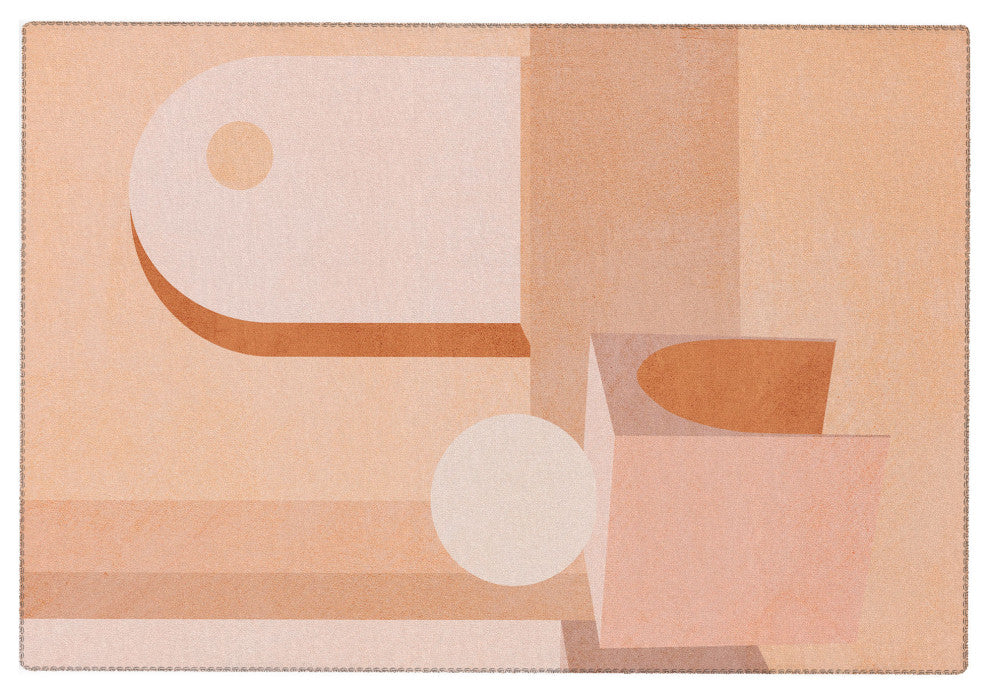 Iveta Abolina Delicious Terra Curves III Area Rug, 8'x10'