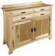 A-America Cattail Bungalow Side Board, Natural Finish