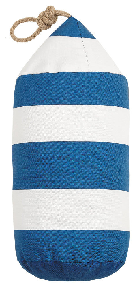 Navy White Buoy Shaped Printed Pillow