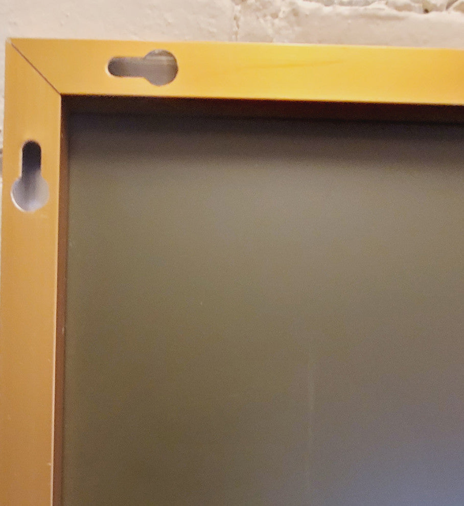 Vanta Metal Framed Wall Mirror with Dual Mounting Brackets, Gold, 31.5 in. X 23.6 in.