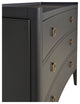 Tiffany 36" 3-Drawer Storage Chest, Black
