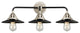 Innovations 288-3W-BPN-M6-BK 3 Light Bath Vanity Light, Black Polished Nickel