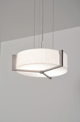 Apex Pendant LED 42W - Weathered Grey - Jute