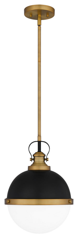 Quoizel QPP5352MBK 1-Light Mini Pendant, Sullivan