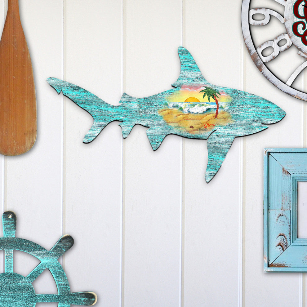 Shark Scenic Door Hanger