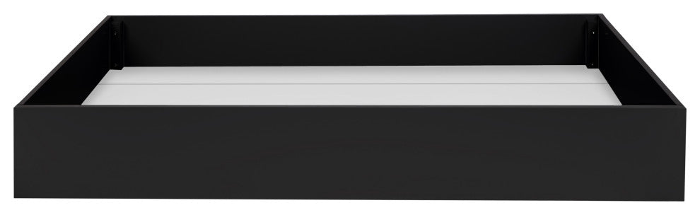 Universal Twin Storage Trundle Bed, Black