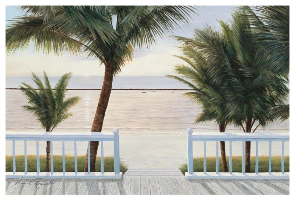 "Palm Bay" Digital Paper Print by Diane Romanello, 38"x26"