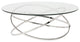 Corel Silver Metal Coffee Table