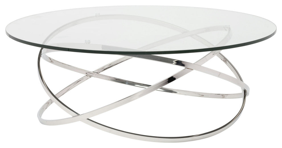 Corel Silver Metal Coffee Table