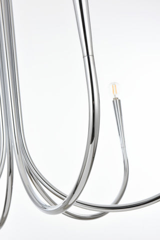 Home Living 36" Chandelier, Chrome