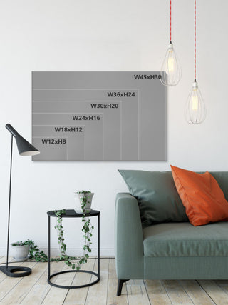 "Reflective Beach" Framed Painting Print, 12x8