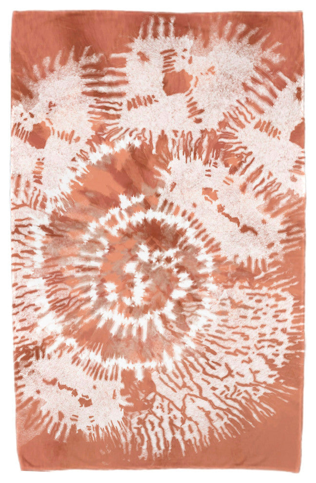 Conch, Animal Print Beach Towel, Coral