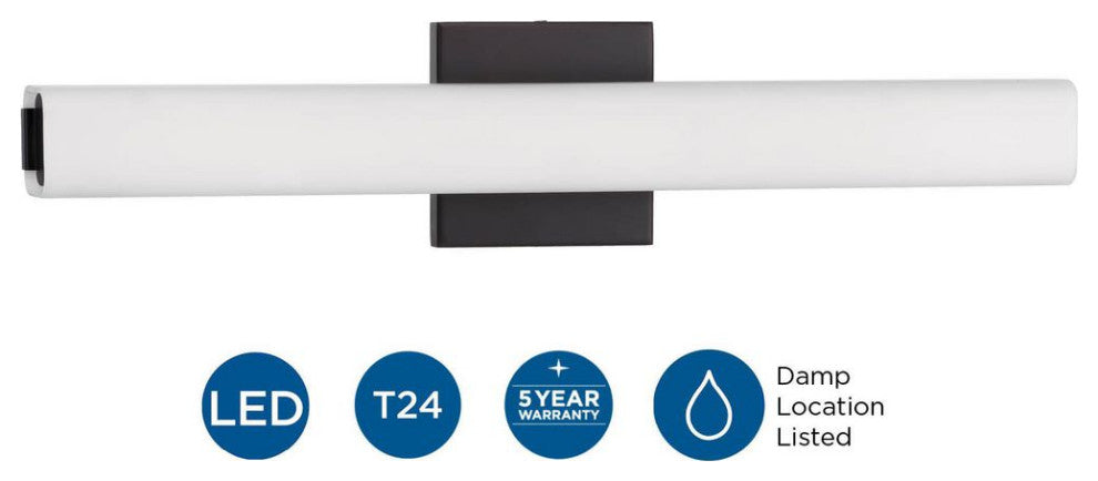 Beam LED 22" Linear LED Bath, Architectural Bronze