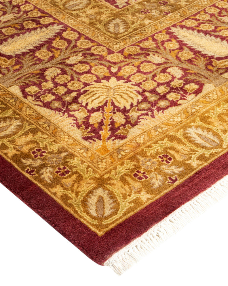Mogul, One-of-a-Kind Hand-Knotted Area Rug Purple, 8' 10 x 11' 10
