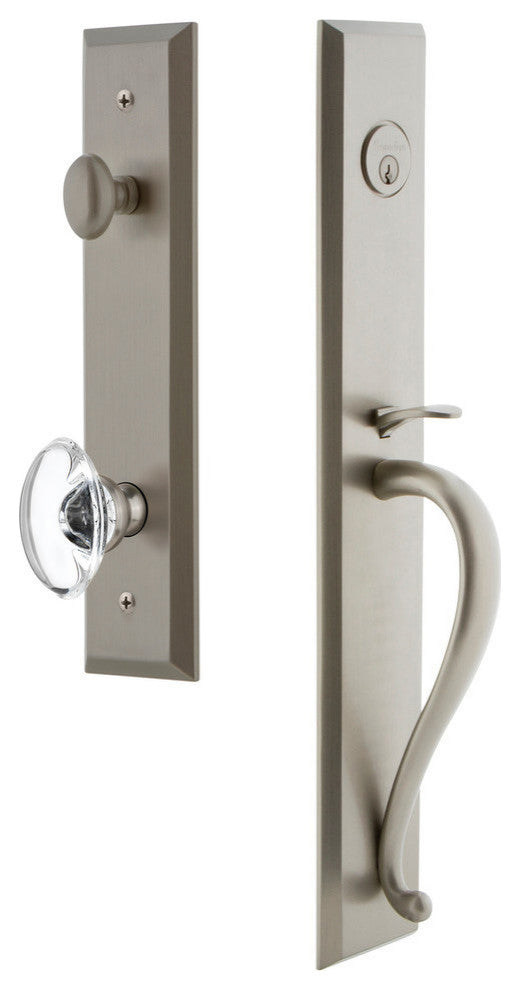 Fifth Avenue 1-Piece Dummy Handleset, S Grip and Provence Knob, 849598