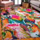 Indoor/Outdoor Tropics TC5 Confetti Machine Washable 8' x 10' Rug