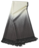 Dip-Dyed Throw, Pewter