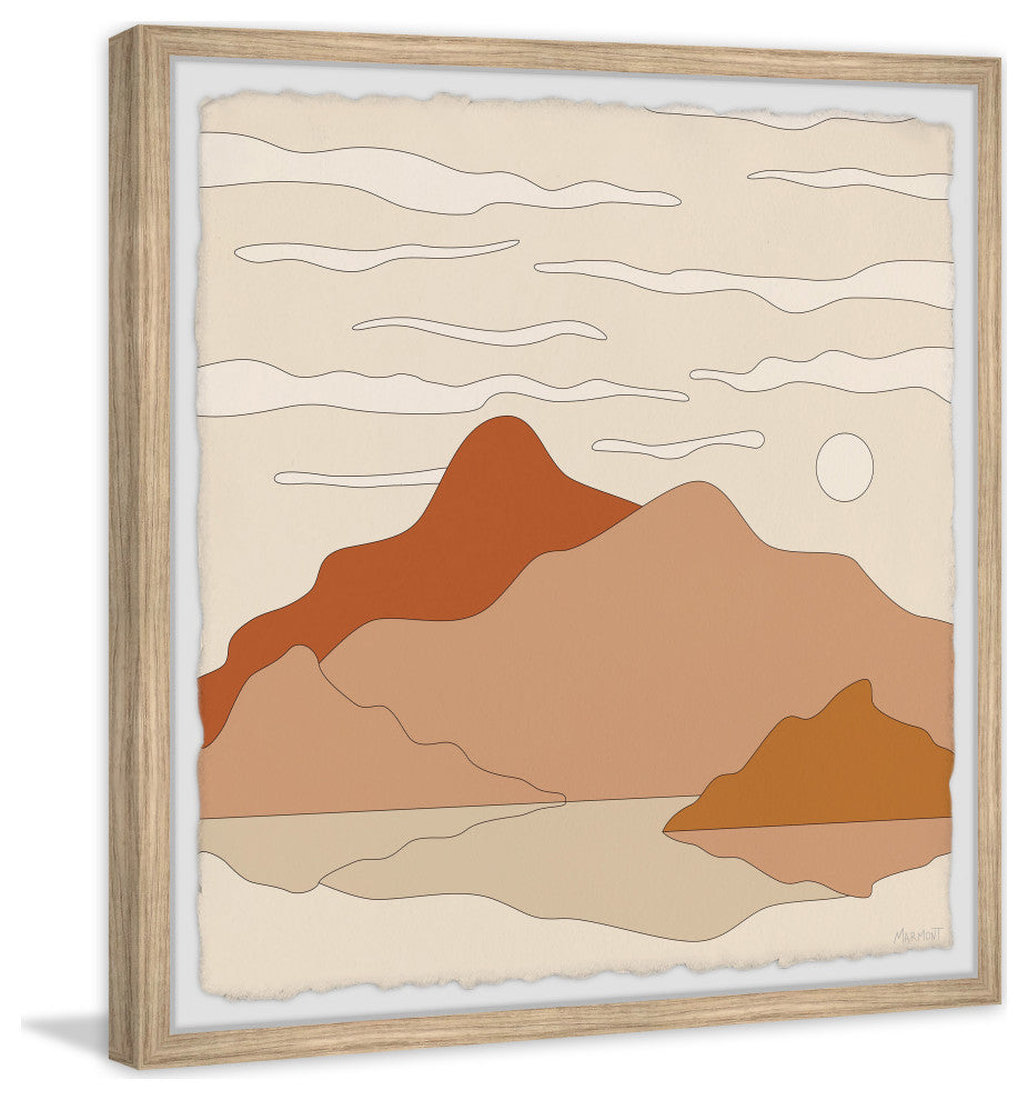 "Mountain Wilderness" Framed Painting Print, 12x12