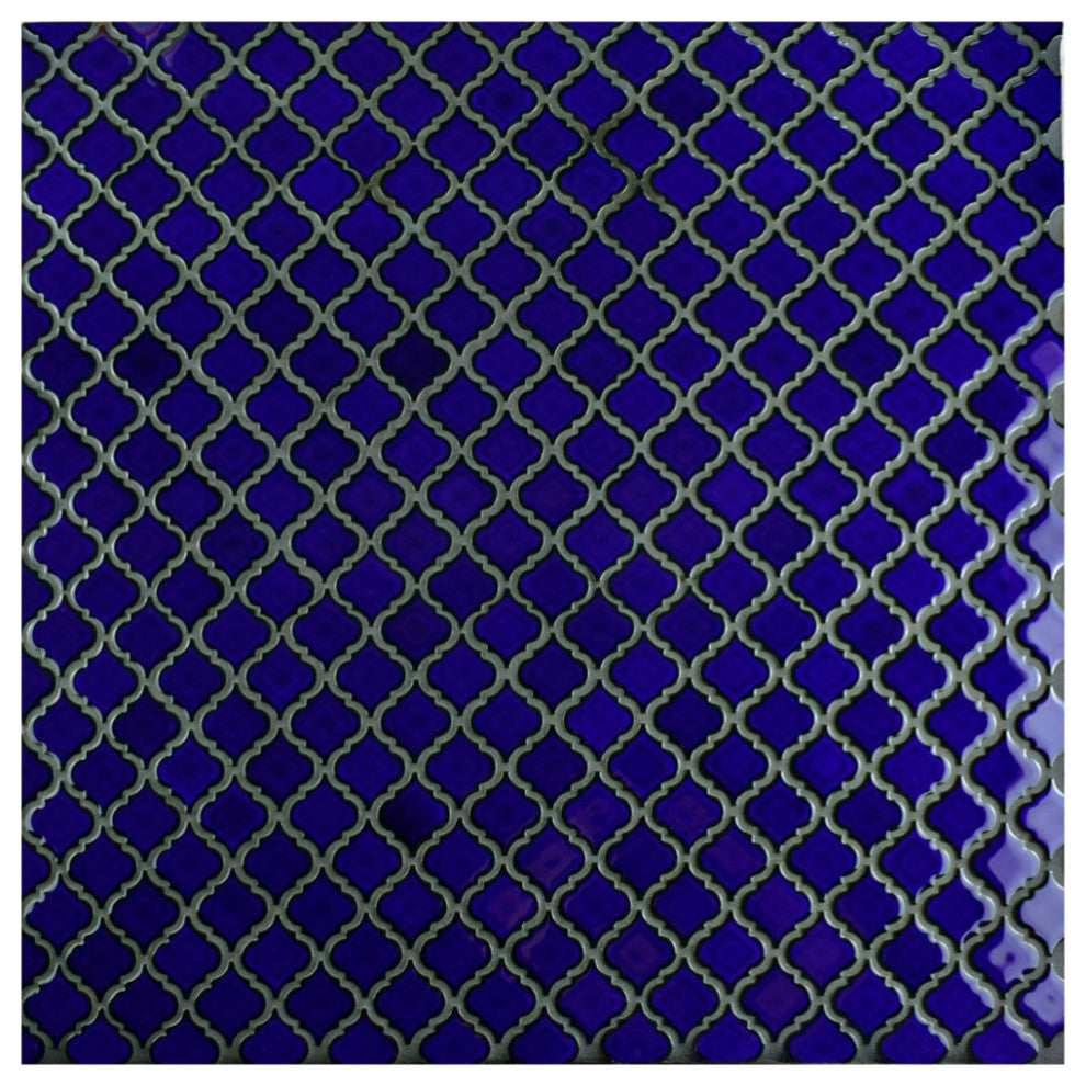 Hudson Tangier Mosaic Floor and Wall Tile, Blue Eye