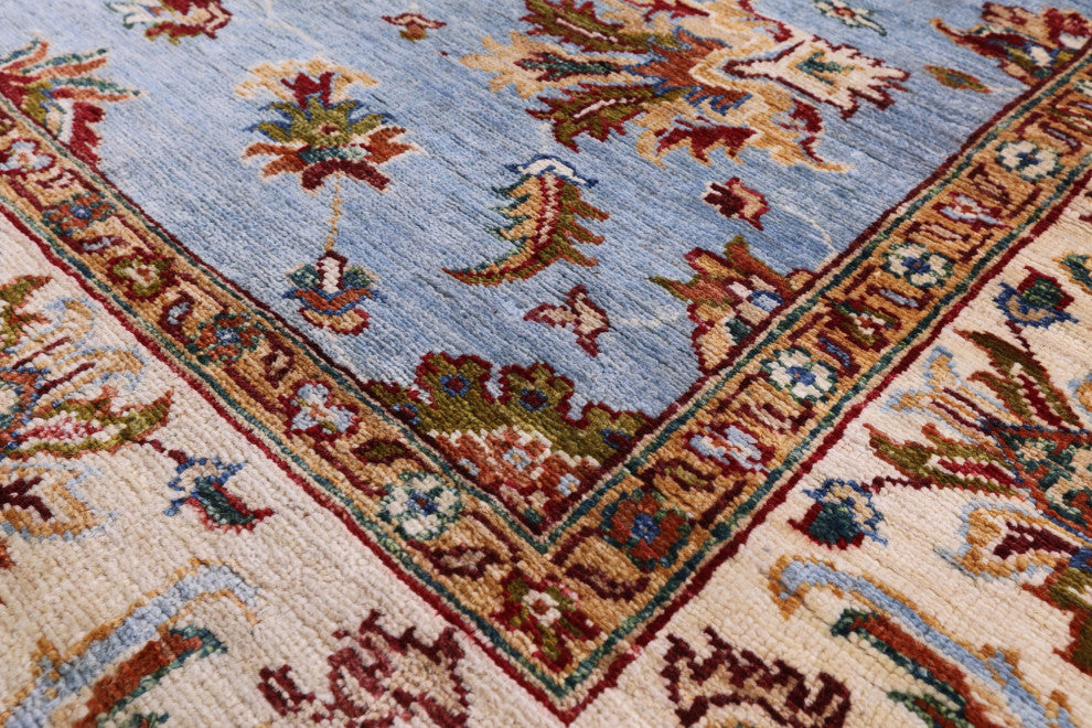 5' 0" X 6' 8" Persian Tabriz Hand Knotted Wool Rug Q10015