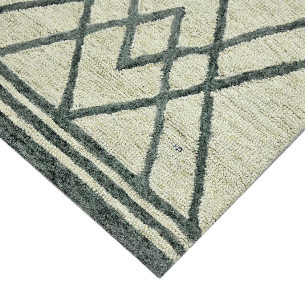 Vista Duncan Area Rug, Ivory, 8' x 10', Geometric