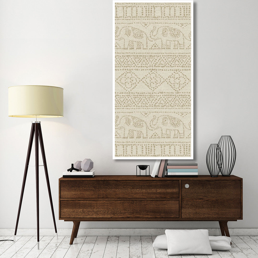 "Batik I Patterns" Digital Paper Print by Daphne Brissonnet, 38"x74"