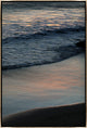 24x36 Sunkissed Shore Break II, Framed Artwork, Silver