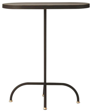 Cleo Black and Gold Side Table, Stylish Design