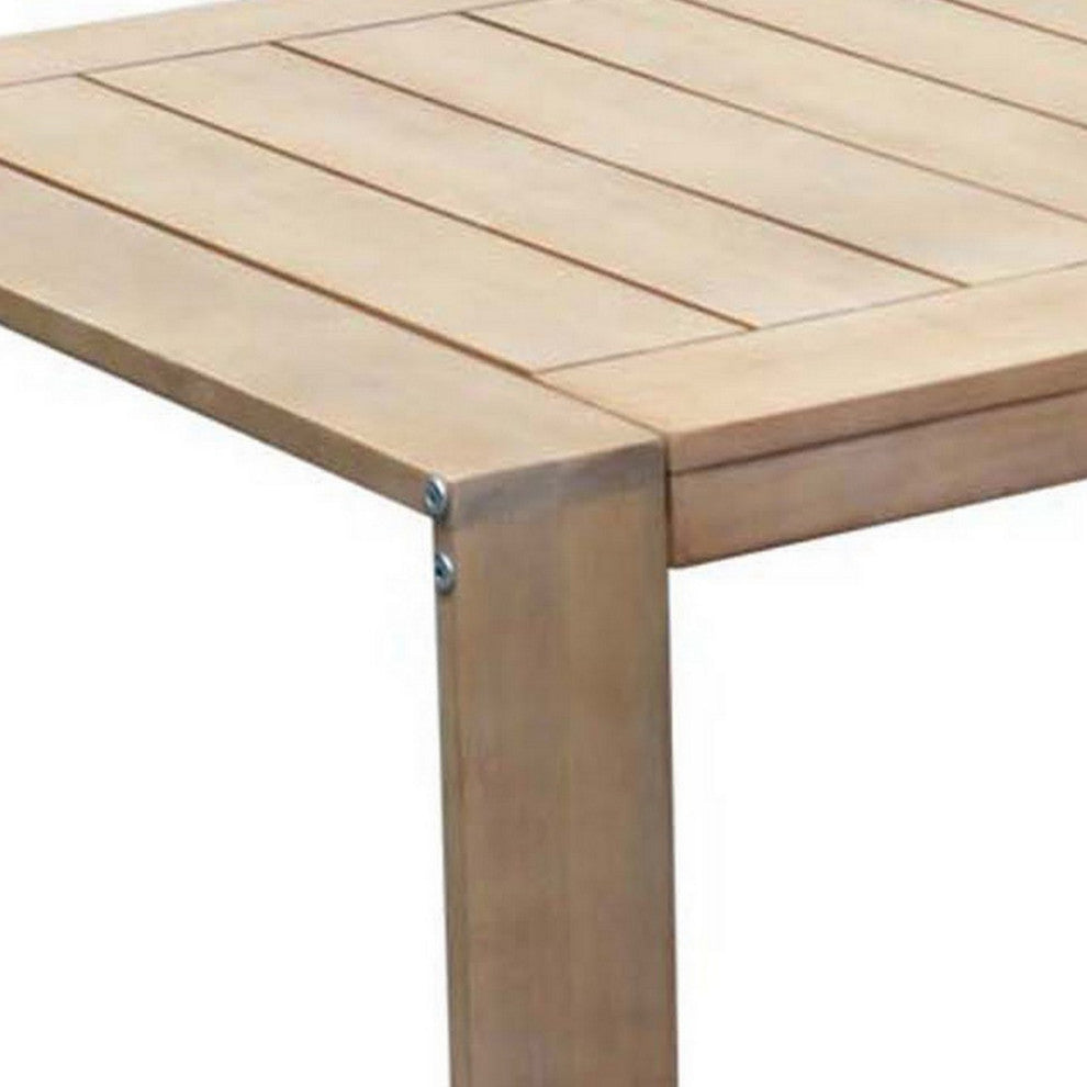 Benzara BM287836 Neji 51" Coffee Table, Natural Brown Acacia Wood Frame