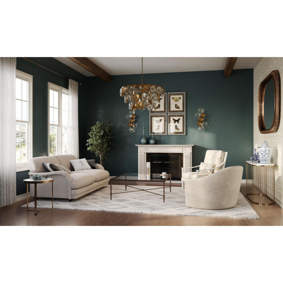 Loretta Collection 4-Light Gold Ombre Transitional Wall Sconce